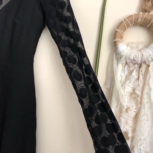 •SOLD• Lulus In Hot Dot-Tee Long Sleeve Dress - Picture 4 of 6